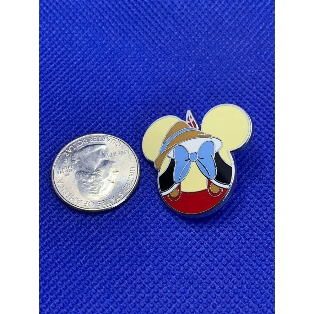 2012 Pinocchio Costume Hidden Mickey Icon Head Disney trading pin